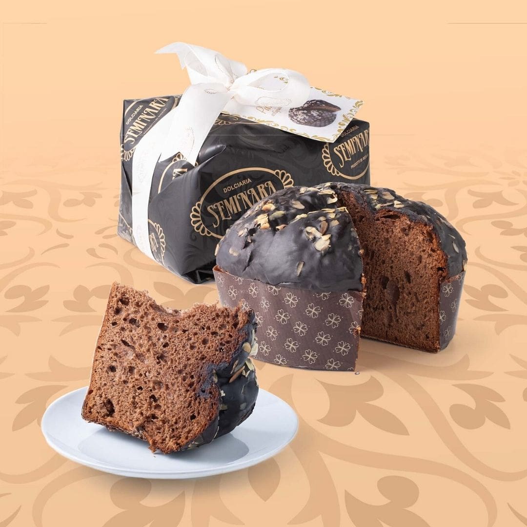 Panettone al rum cioccolato e mandorle online Bottega Sicana